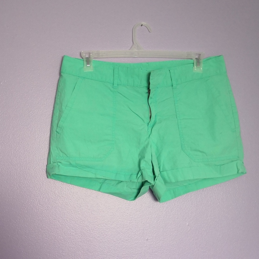 Mint colored shorts